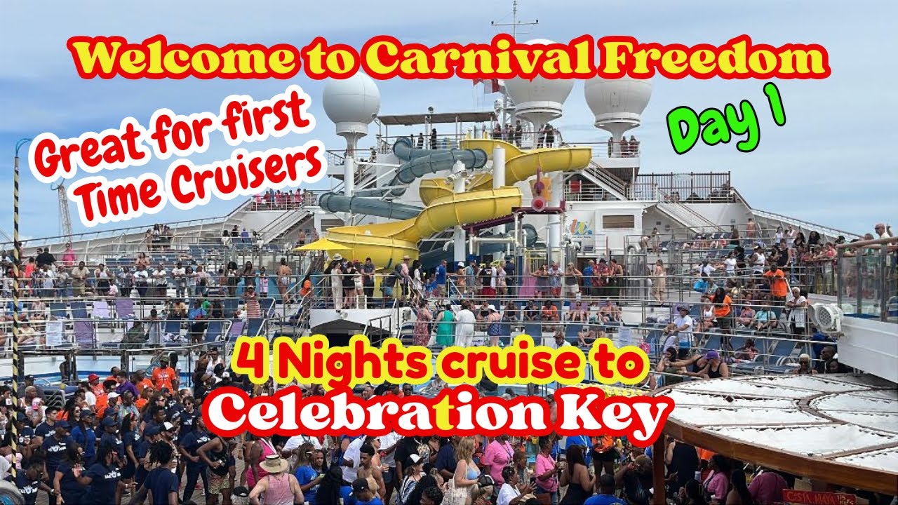 CARNIVAL FREEDOM 4 Night Cruise to CELEBRATION KEY!!!!!! Embarkation Day 1 Sept 2025.