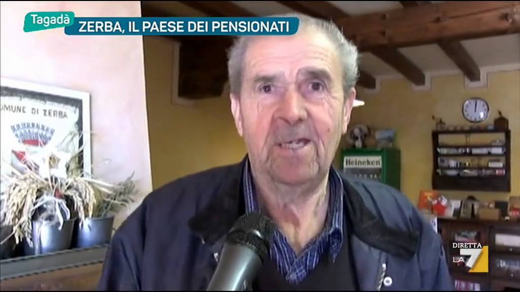 Zerba, il paese dei pensionati
