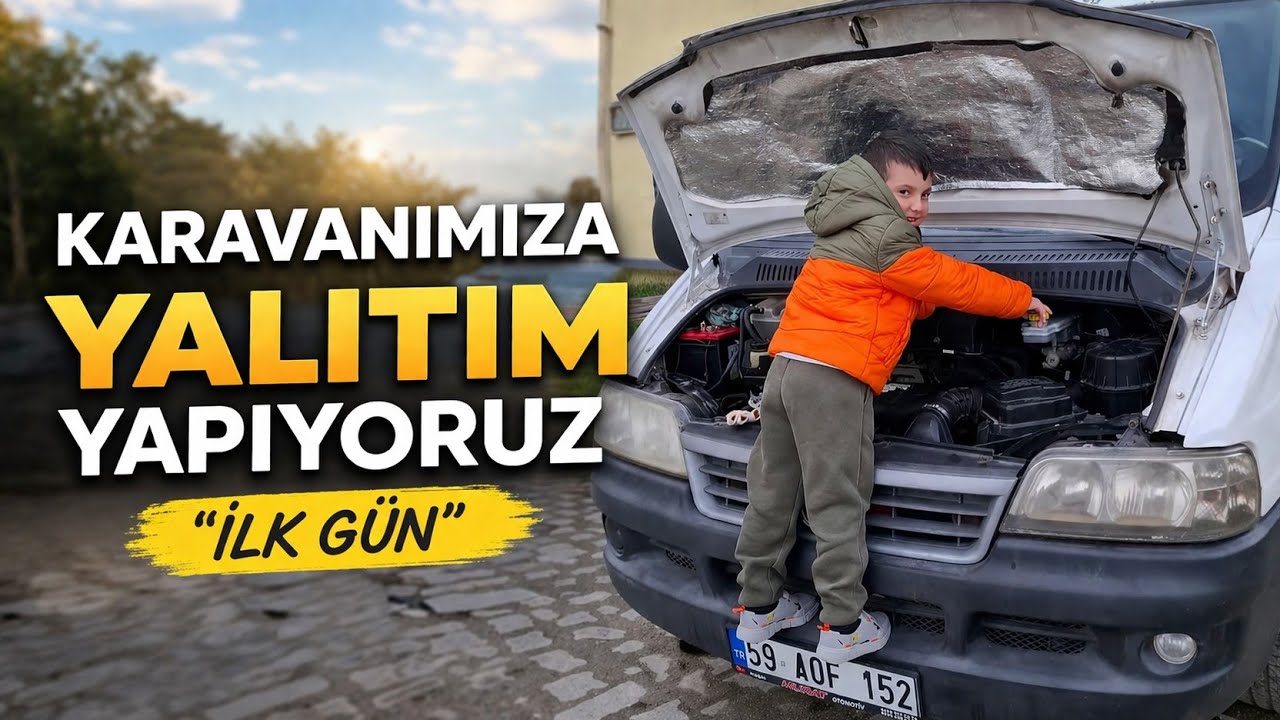 KARAVANIMIZA YALITIM YAPIYORUZ 