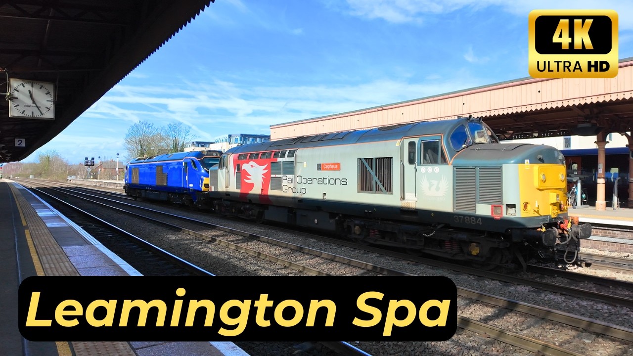Trains At Leamington Spa 02/03/2026 - A Double Header, Heads for Eastleigh