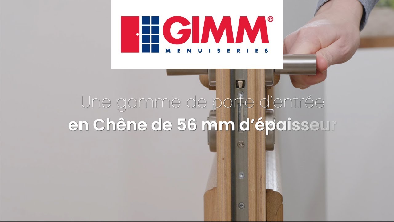 Porte d'entrée bois STYL WOOD - GIMM Menuiseries