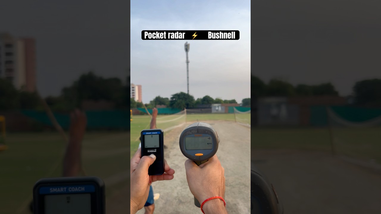 Pocket radar vs Bushnell 🏏 Which is accurate?? pocket radar cricket | pocket radar  #pocketradar