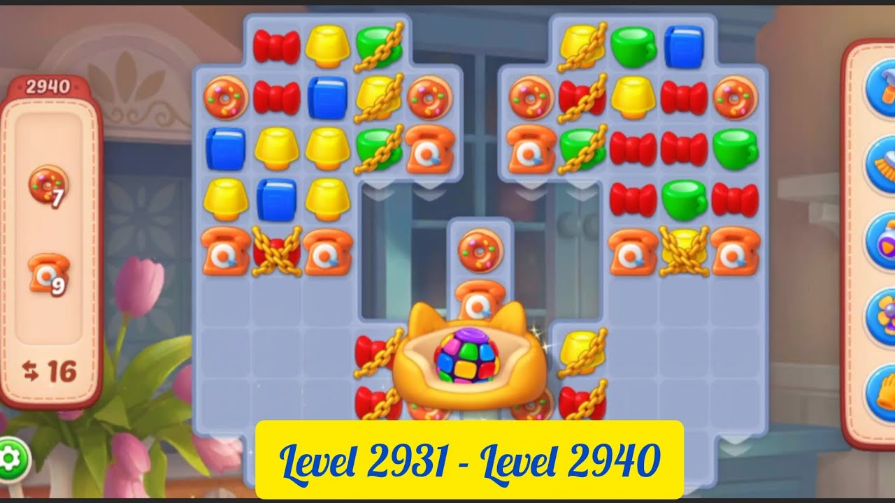 Homescapes : ( Level 2931 - Level 2940 )