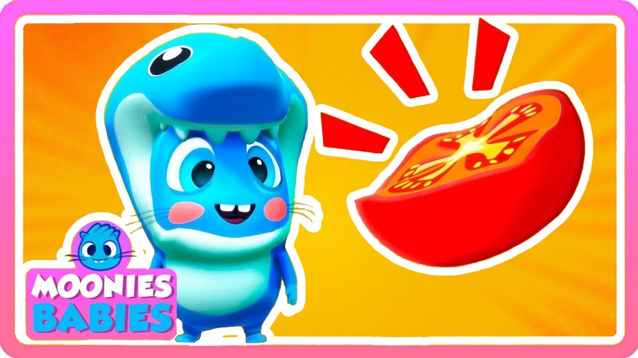The Mini Moonies Yummy Food Song! 🍎 Dinosaur Dance + Halloween Scares 👻 | Kids Compilation