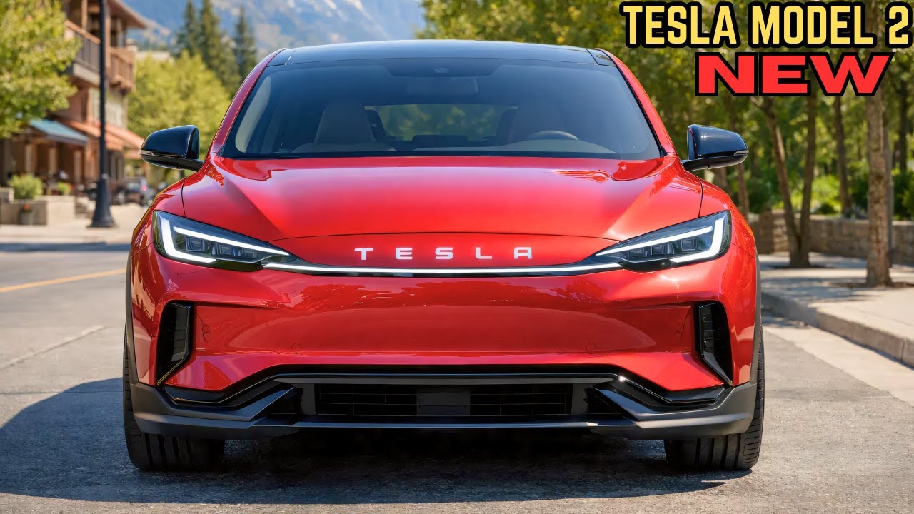 Tesla Model 2 2026 года наконец-то здесь… и она просто потрясающая!