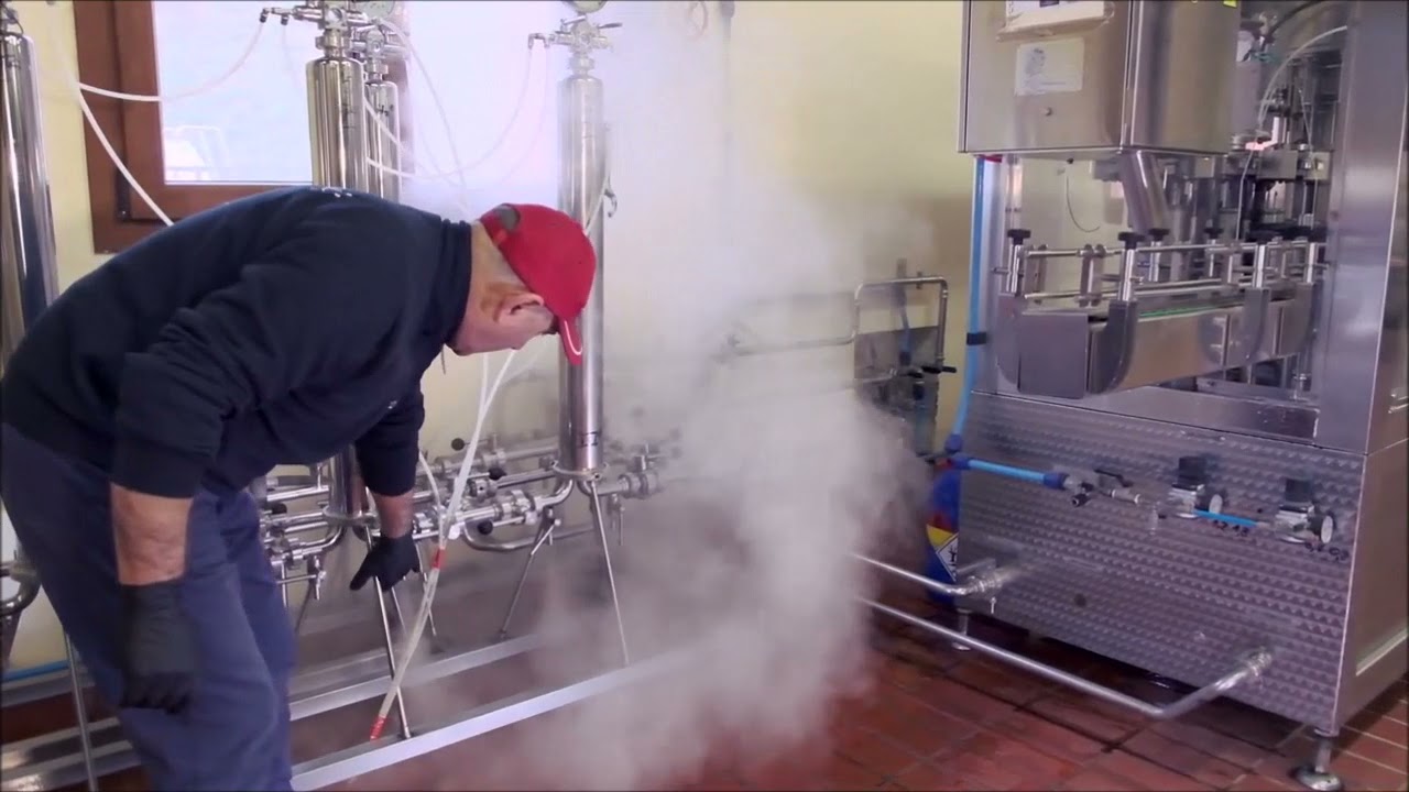 Wijnmakerij reinigen met stoom tecnovap