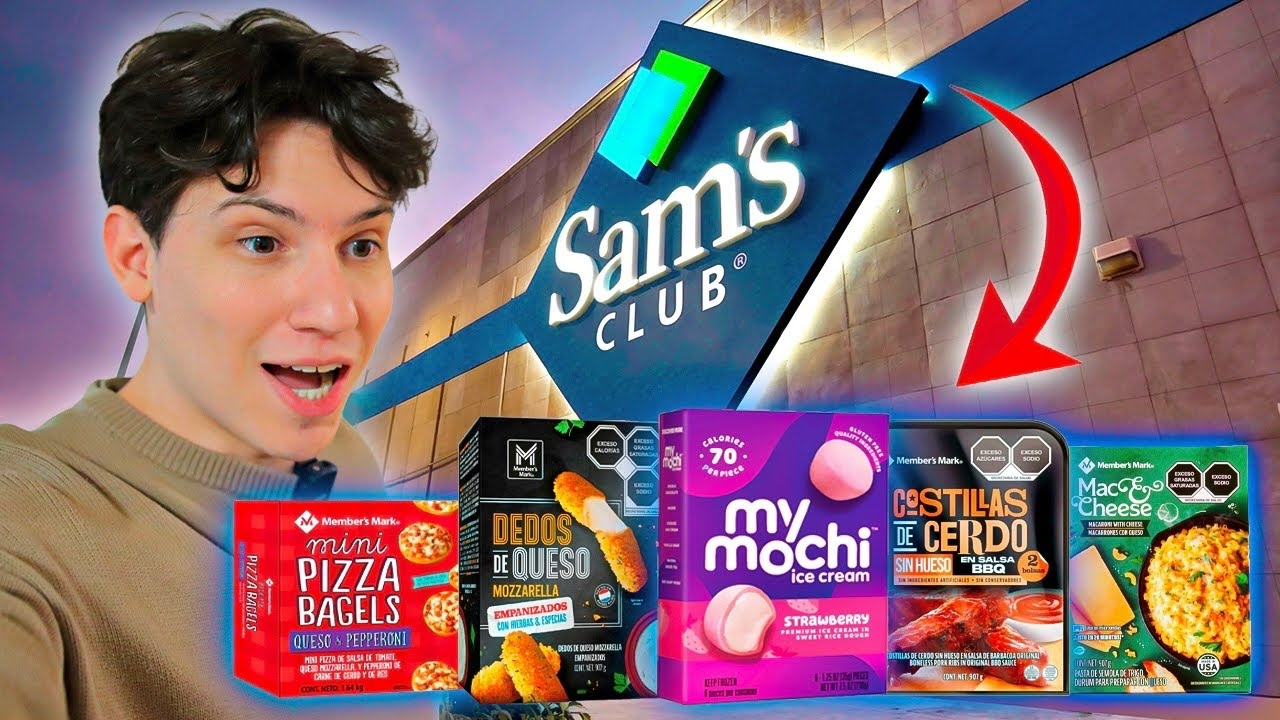 Probando la COMIDA viral CONGELADA del SAMS