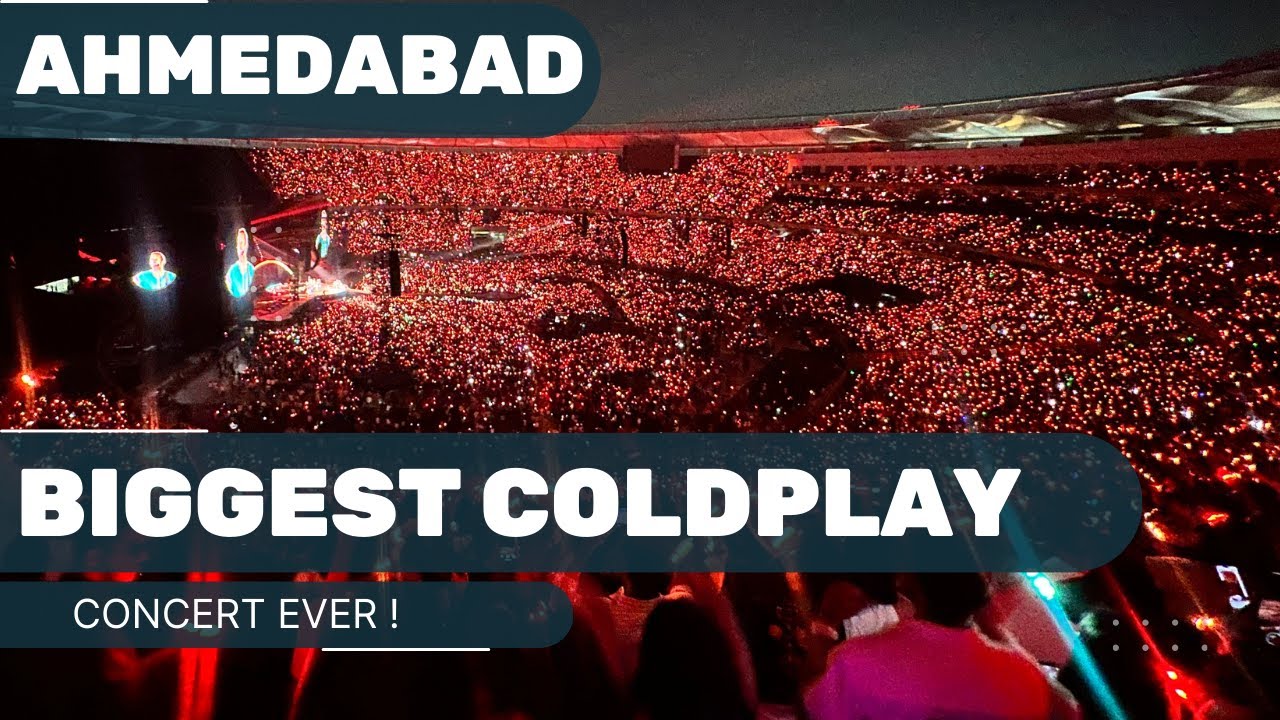 Coldplay Live in Ahmedabad | The Biggest Concert in the World’s Largest Stadium! 🎶✨ | Laska Vlogs