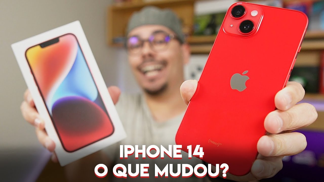 NOVO IPHONE 14 EM DETALHES: VALE A PENA COMPRAR O IPHONE 14 COM 128GB? (UNBOXING COMPLETO)