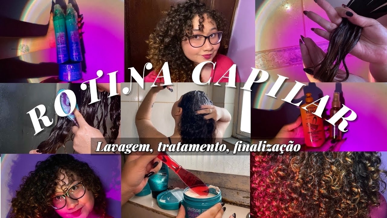 ROTINA CAPILAR COMPLETA 🧖🏻‍♀️🛁lavagem, tratamento, finalização 