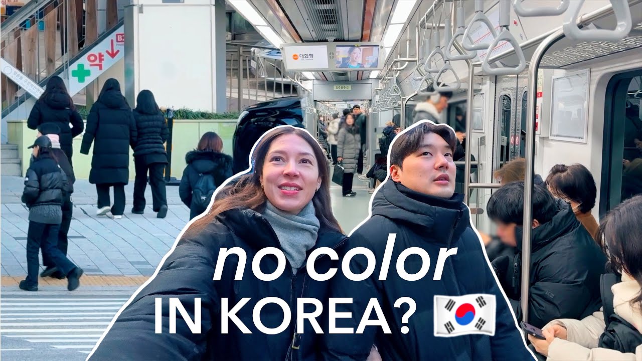 korea's 'NO COLOR' fashion rule? 🇰🇷 seoul's first snow ❄️ feeling burnt out + slow cozy day | vlog