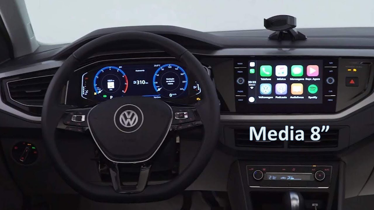 Central Multimídia VW Polo 200Tsi - Funções