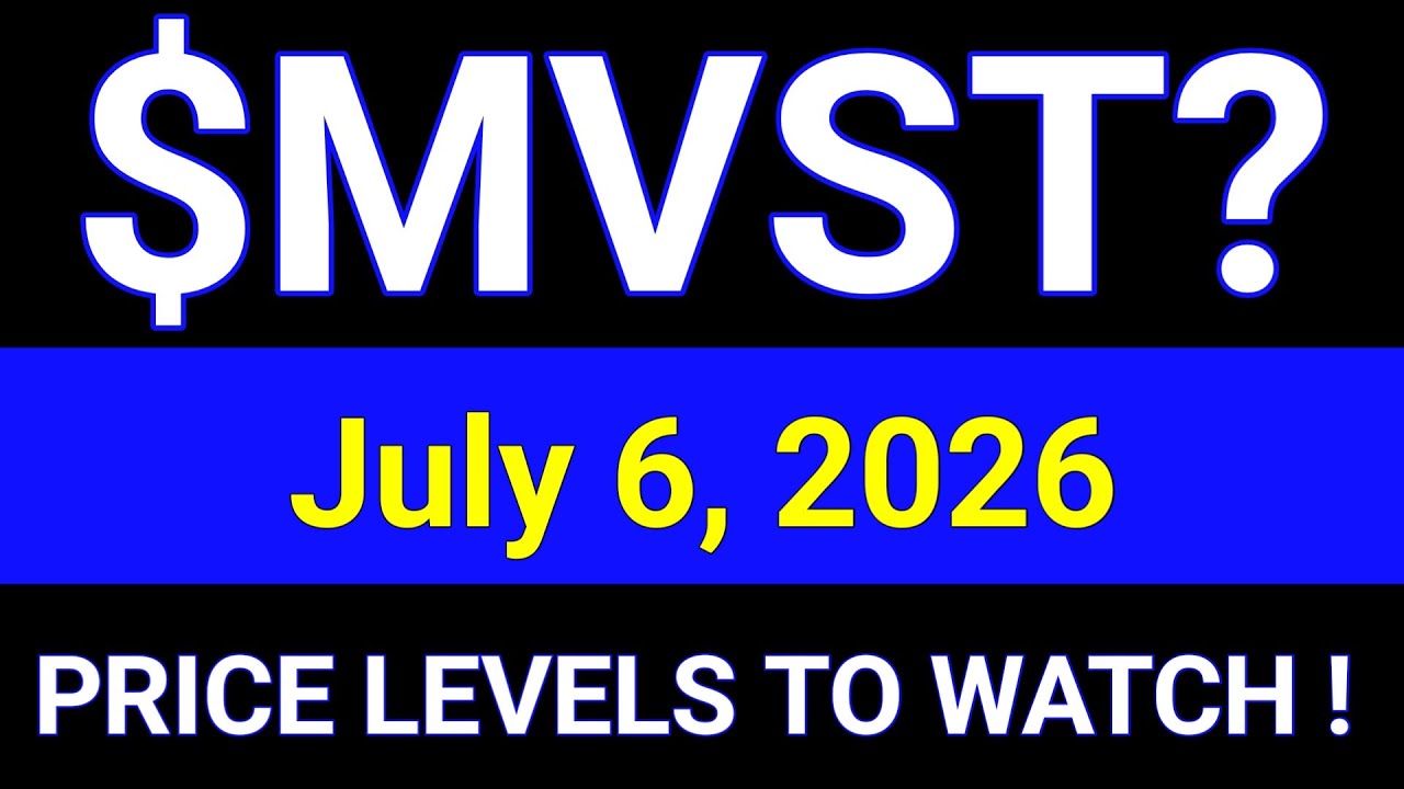 MVST Stock Analysis | Microvast Holdings, Inc. | July 6, 2026