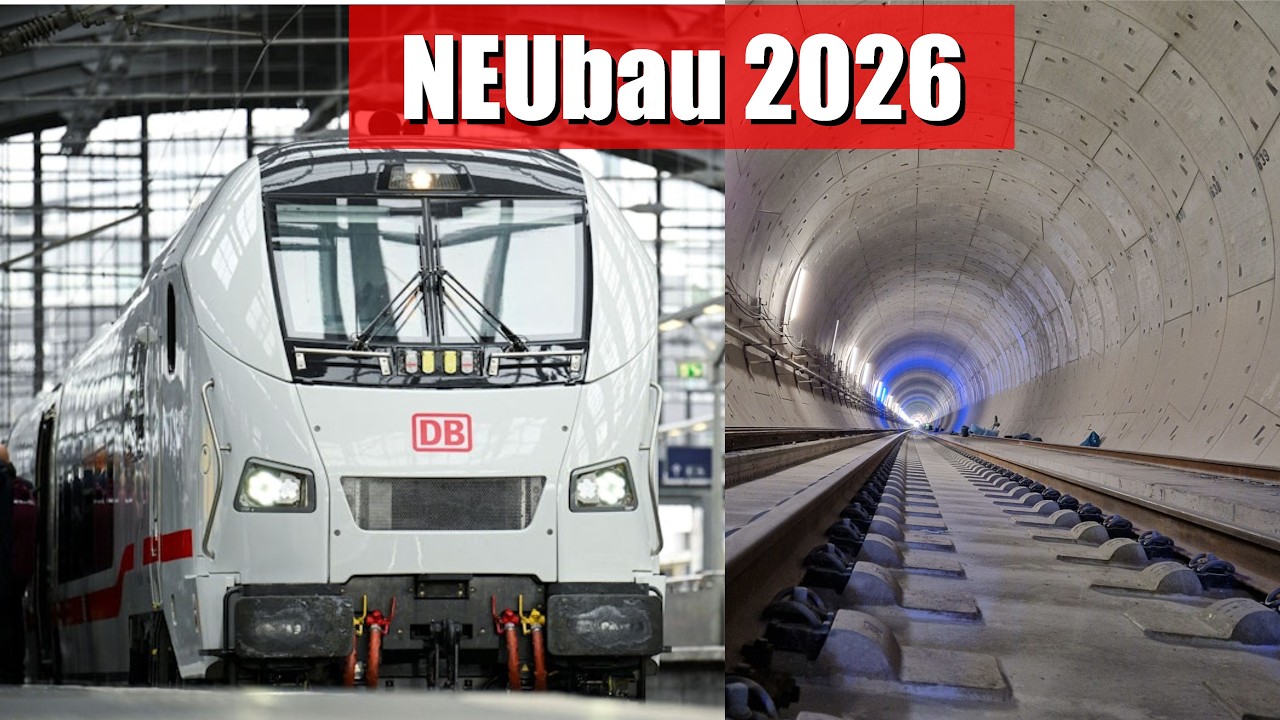 Diese NEU- und Ausbauprojekte werden 2026 FERTIG | Generalsanierung, Neubaustrecke usw.