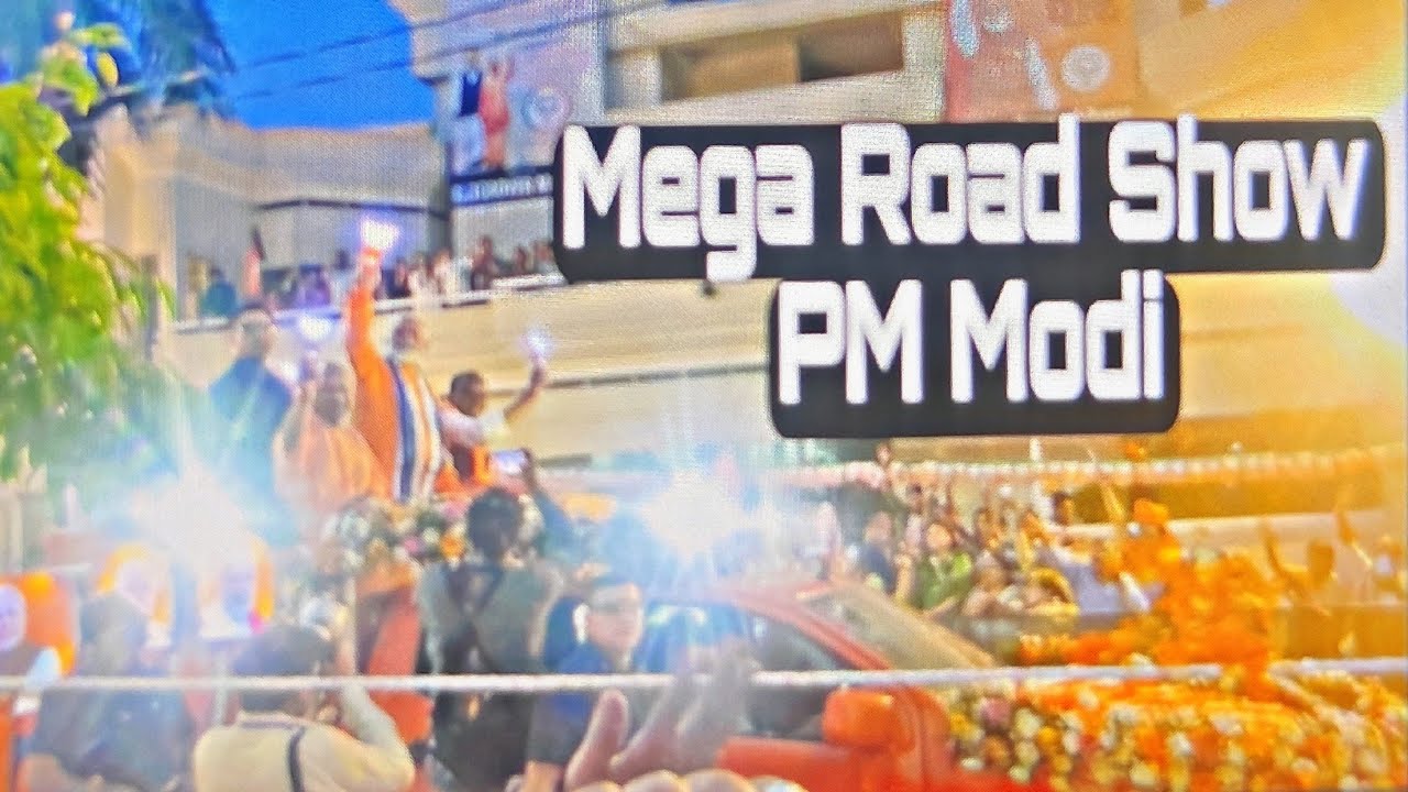 Pm Narendra Modi ji Mega road Show || Bareilly 26 April 2024