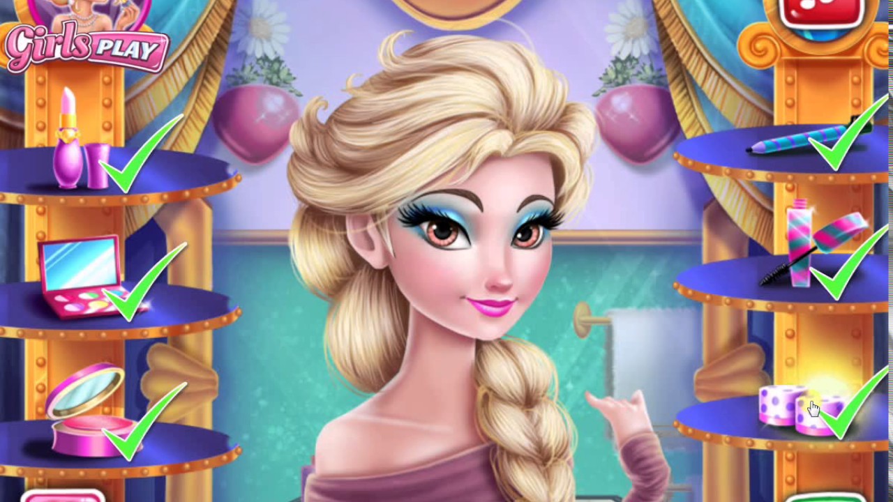 Frozen Christmas Games | Princess Elsa & Ice Queen Party Outfits  | 2016 [HD]