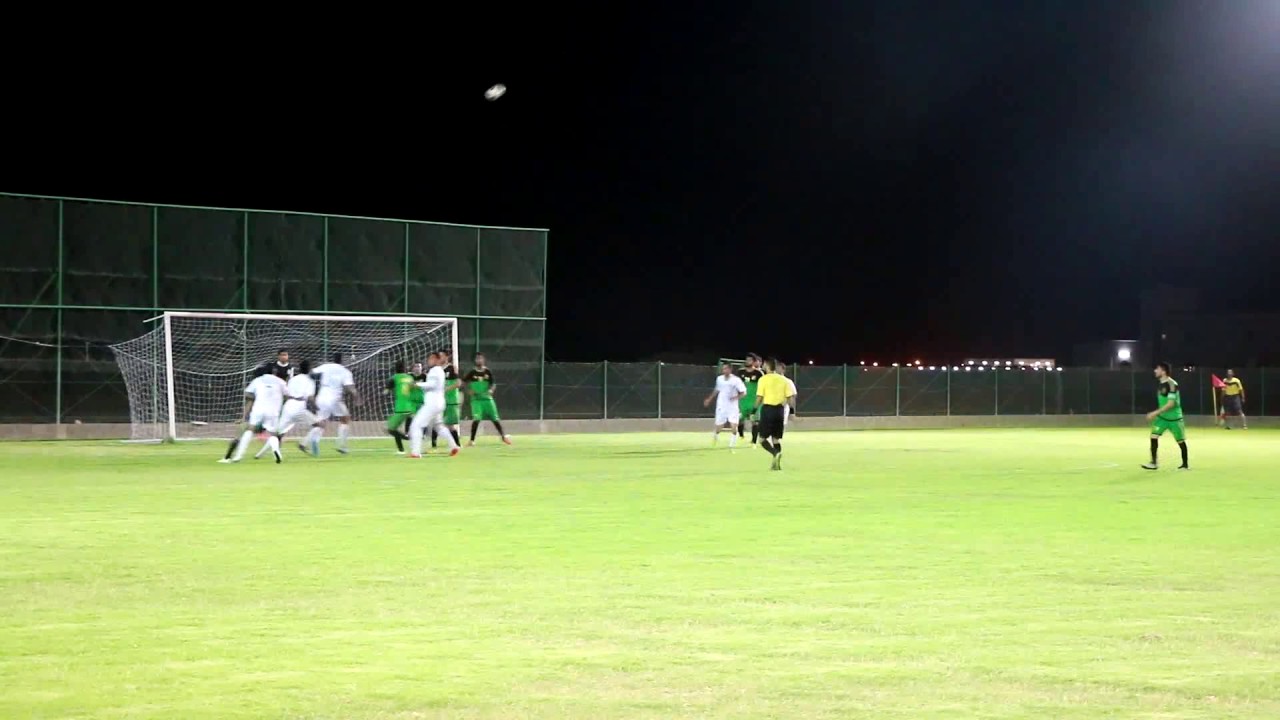 الشوط الثاني 0 0 مباراه فريق الخضراء  مع العربي بسناو
