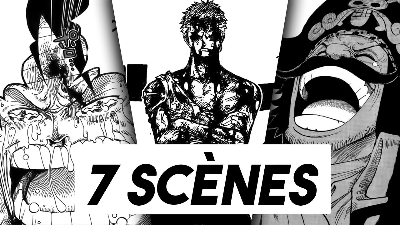 7 scènes FORTES de ONE PIECE dessinées par Eiichirō Oda !  🏴‍☠️