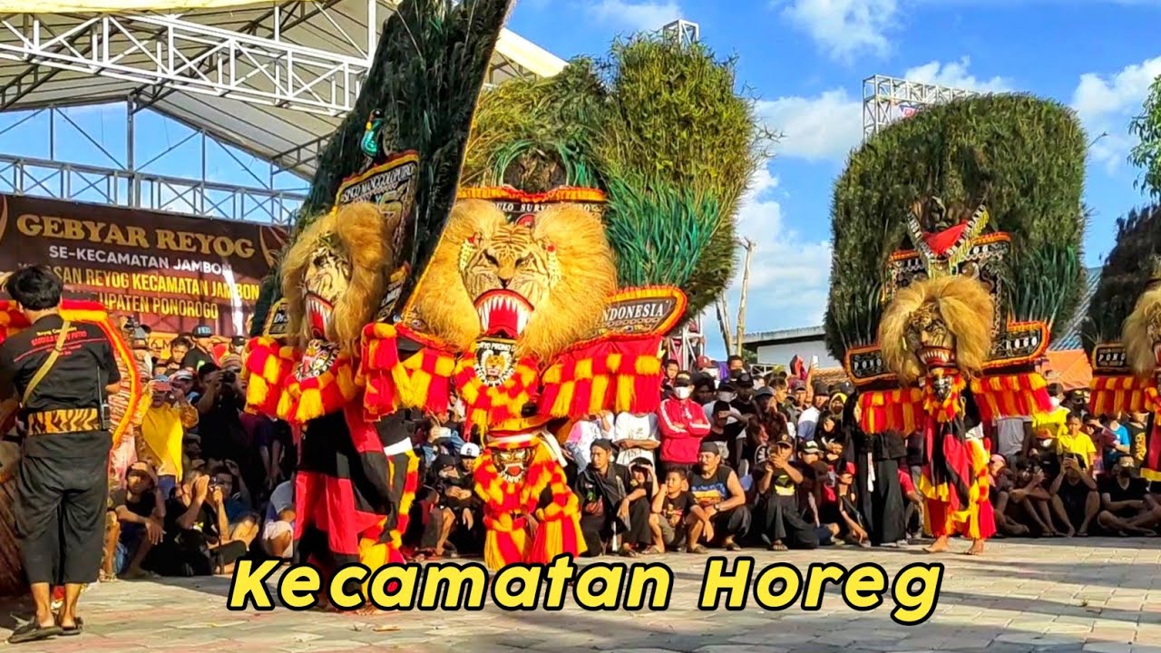 Gebyar Reog Ponorogo Kecamatan Jambon Reyogkan Besar Besaran
