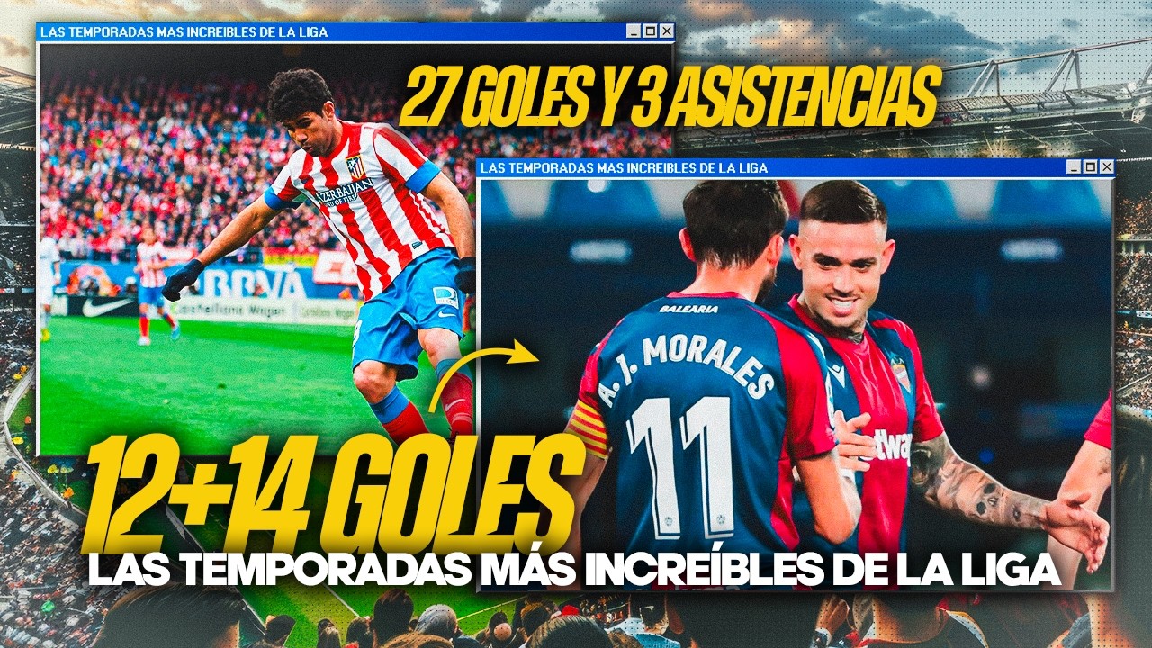 TEMPORADAS INOLVIDABLES DE LALIGA (IV): DIEGO COSTA, MUNIAIN, VAN NISTELROOY…