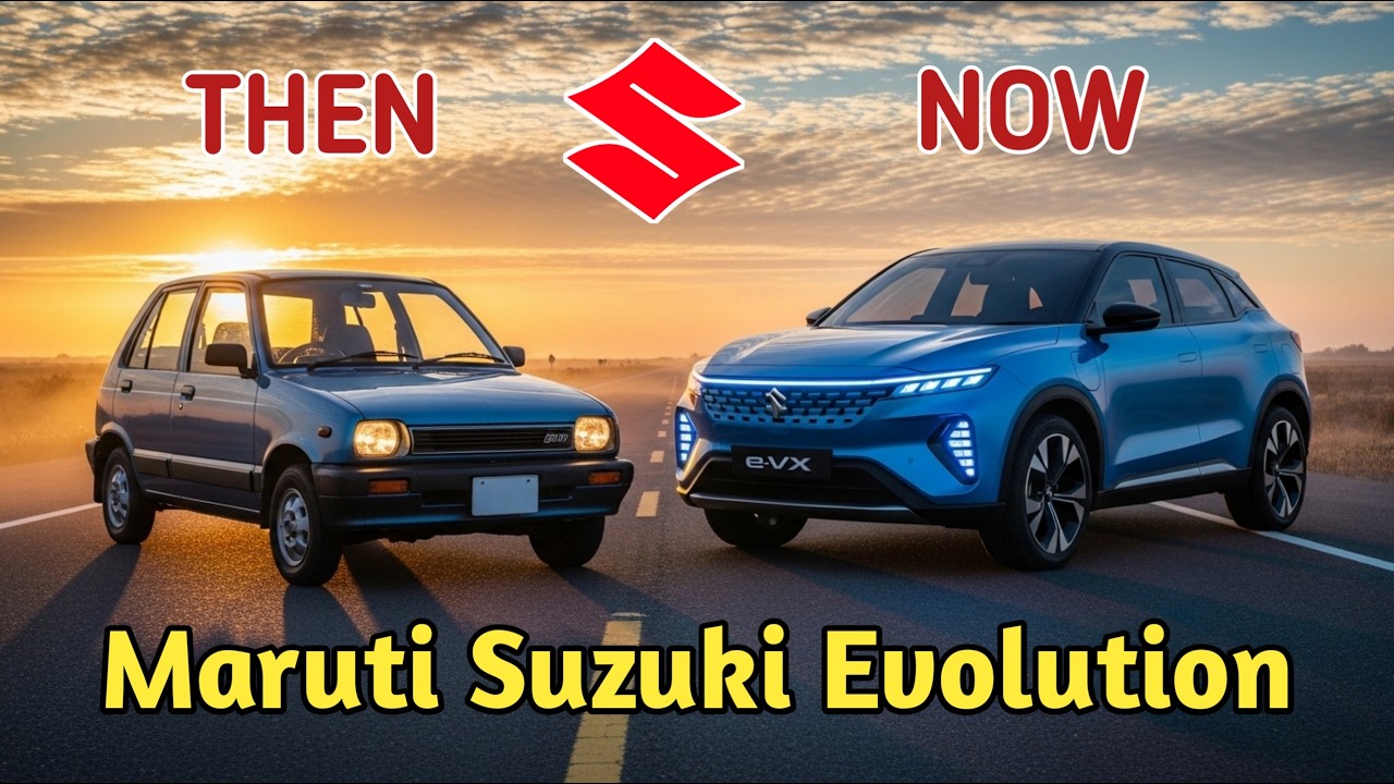 Maruti Suzuki Evolution 1983–2026 | From the 800 to the Electric Future
