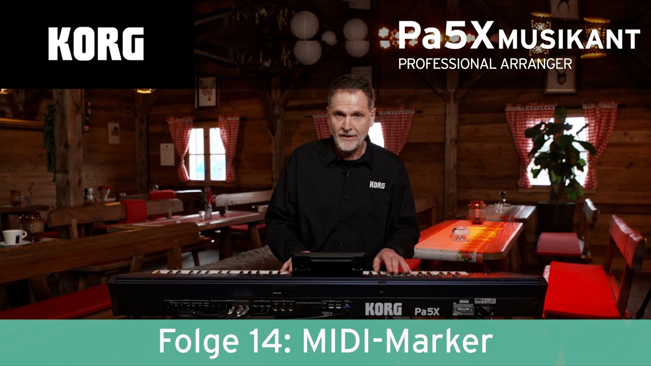KORG Pa5X MUSIKANT mit Manni Pichler - MIDI-Marker