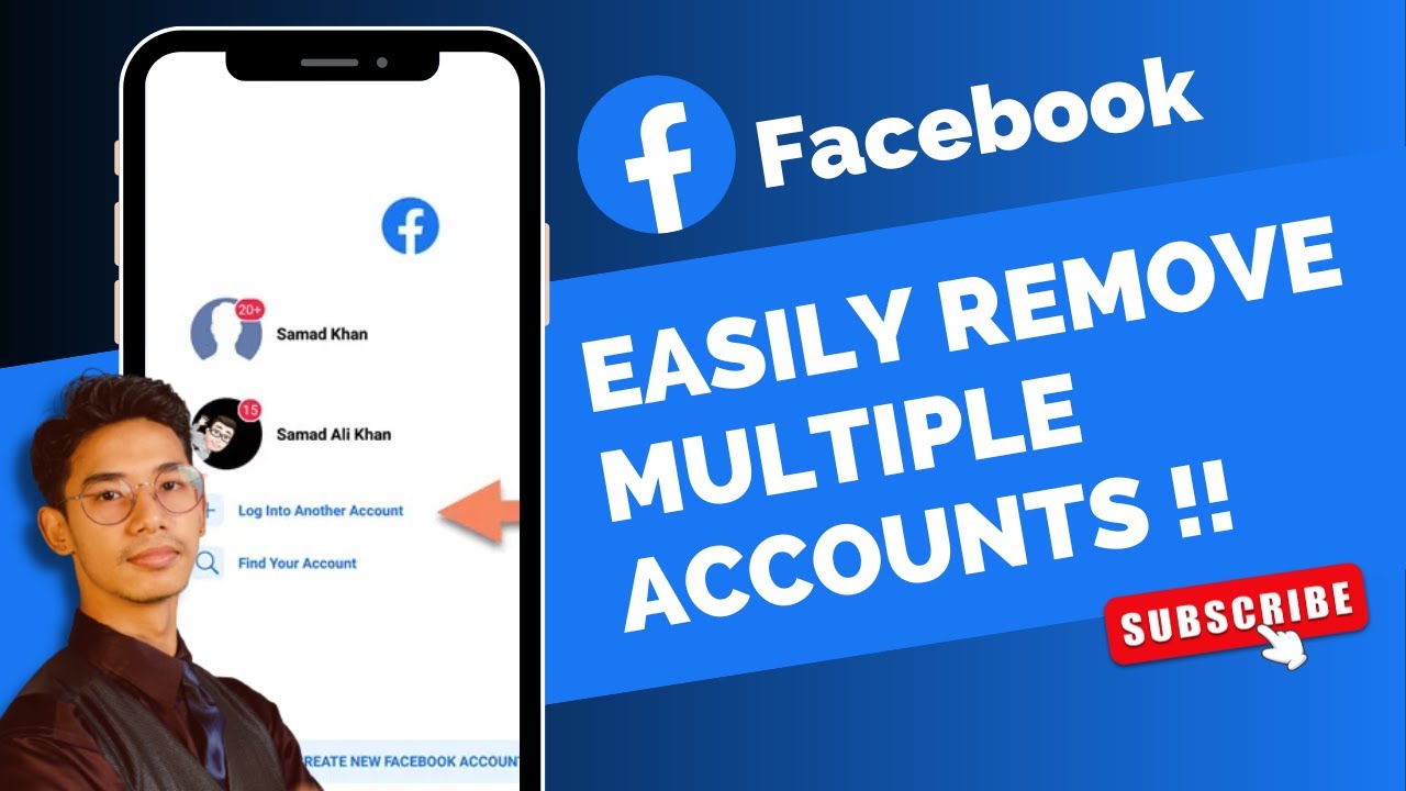 How to Remove Multiple Accounts on Facebook !