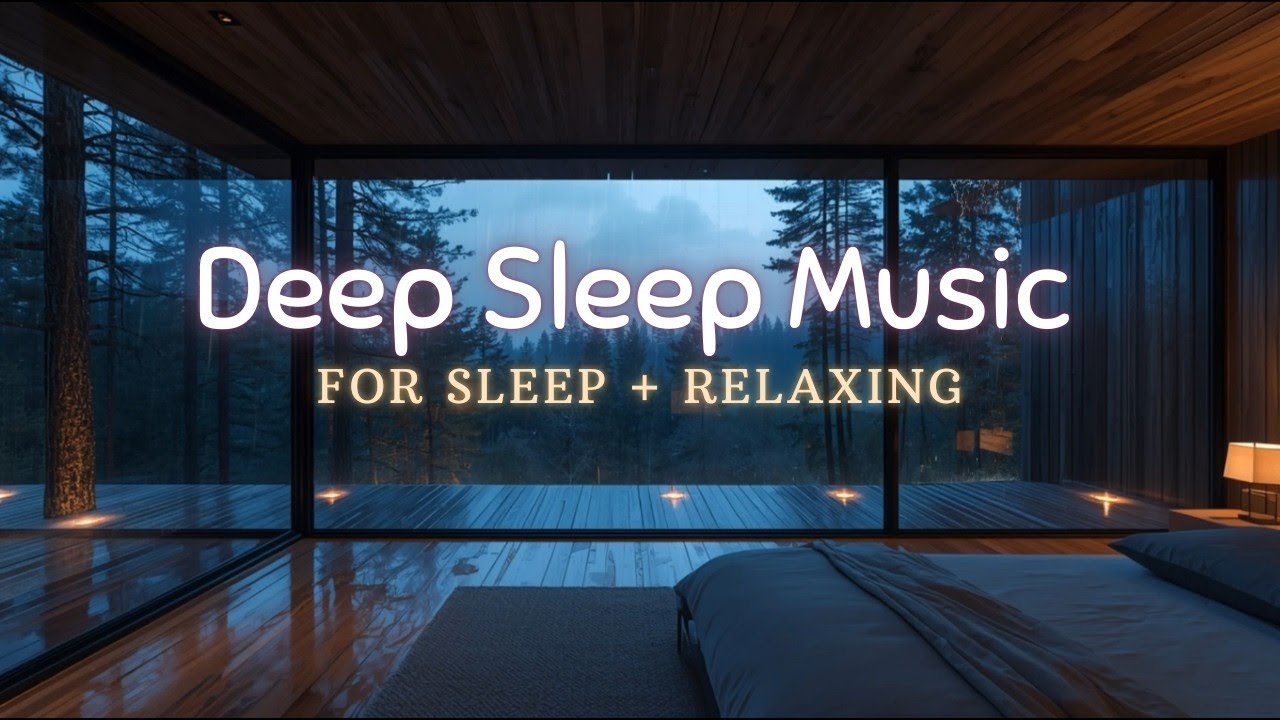 Deep Sleep Music + Rain Sounds for Sleep, Relaxing and Stress Relief