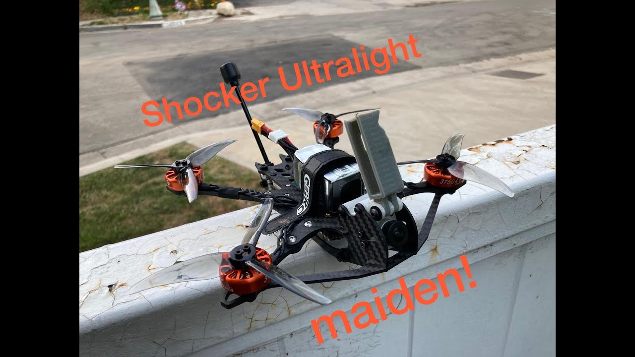 Catalyst Machine Works Shocker Ultralight 4” maiden flight