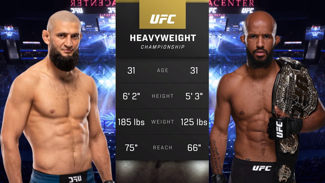Khamzat Chimaev vs Demetrious Johnson Full Fight - UFC Fight Of The Night
