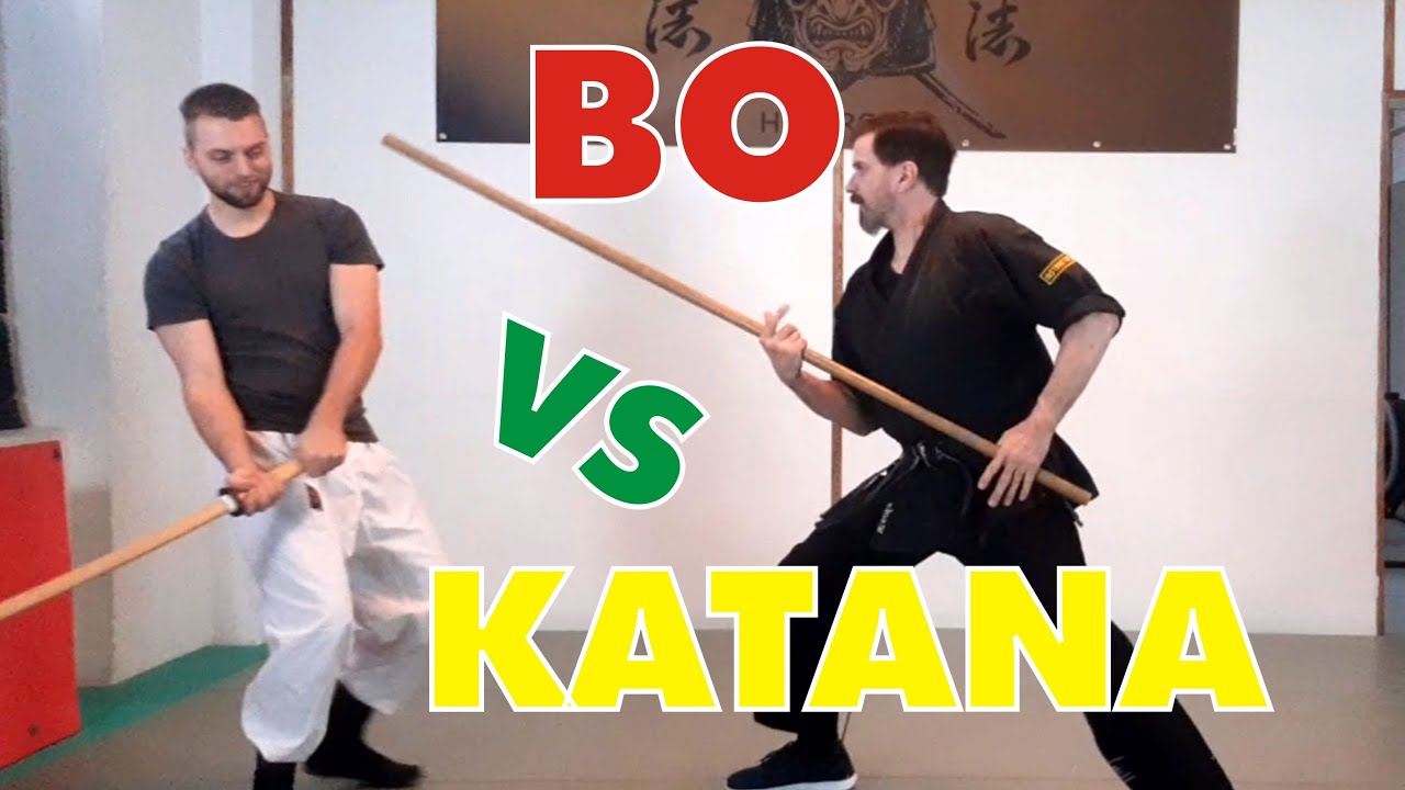 Bo vs Katana (Langstock gegen Schwert) - Ninjutsu-Akademie Heilbronn