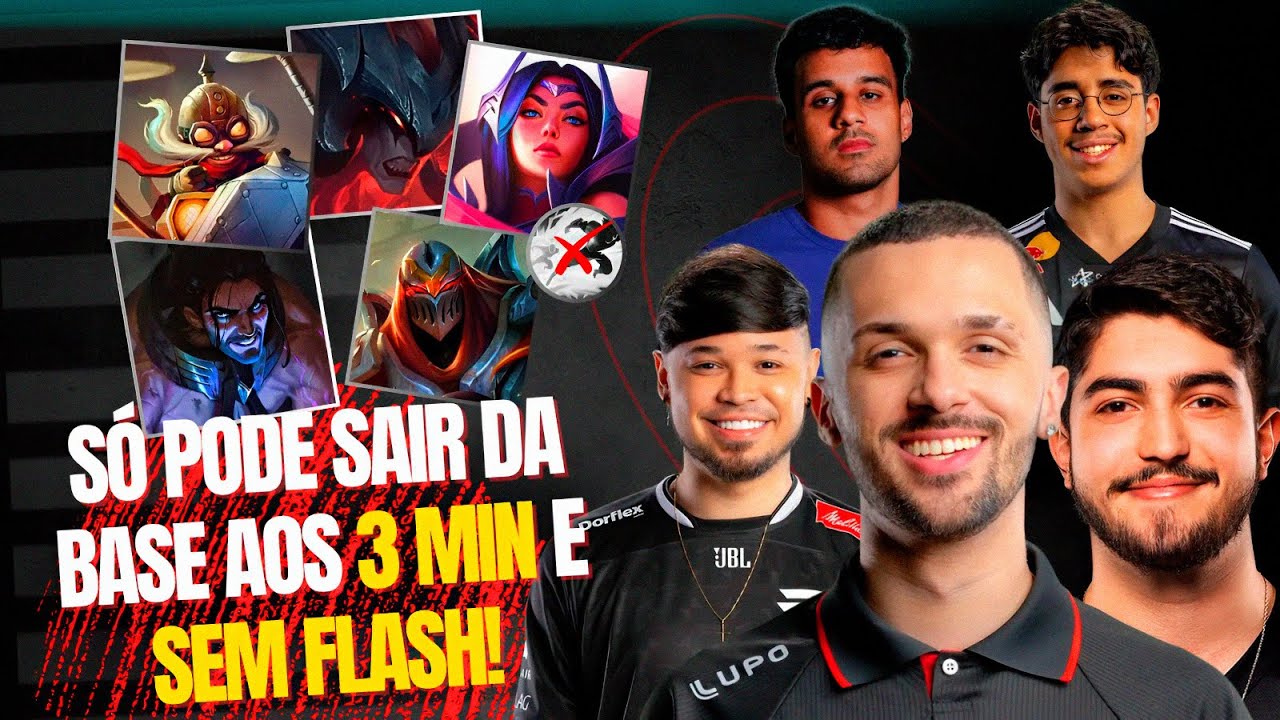 A PARTIDA MAIS ENGRAÇADA REGISTRADA NA HISTÓRIA DO LOL (com Jukes, Absolut, Titan e Tatu)