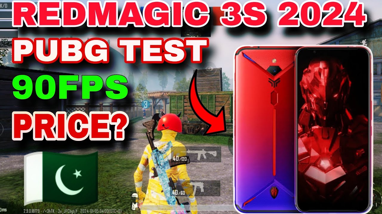 red magic 3s pubg test 🔥 | Redmagic 3 price in Pakistan | Redmagic 3s PUBG graphic test 90fps test