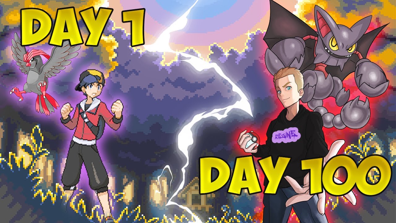 I Survived 100 DAYS as The FLYING Type GYM Leader