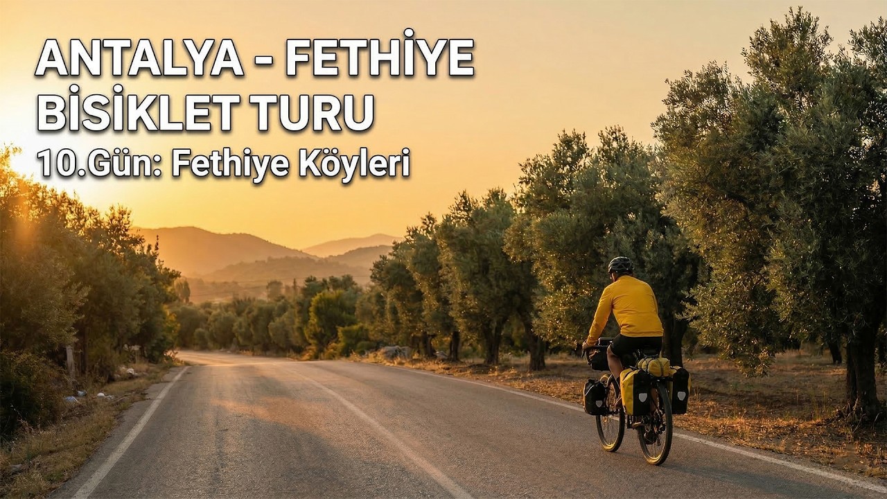 Antalya - Fethiye Bisiklet Turu | 10.G&uuml;n: Fethiye K&ouml;yleri