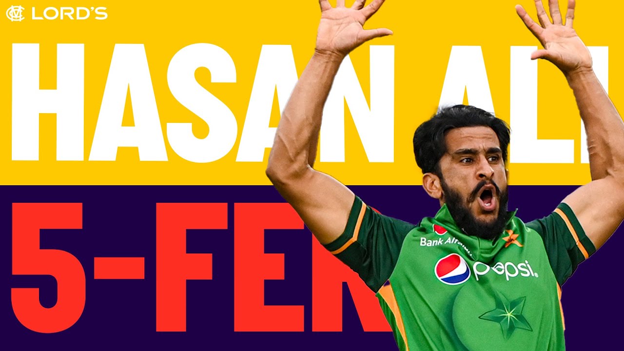 Hasan Ali SHATTERS England's Stumps to Get on the Board! | England v Pakistan 2021 | Lord's