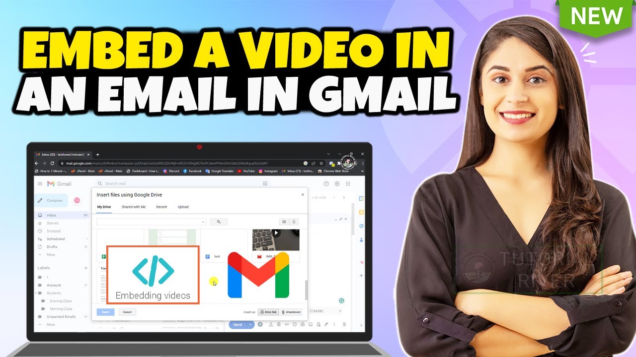 How to Embed a video in an Email in Gmail