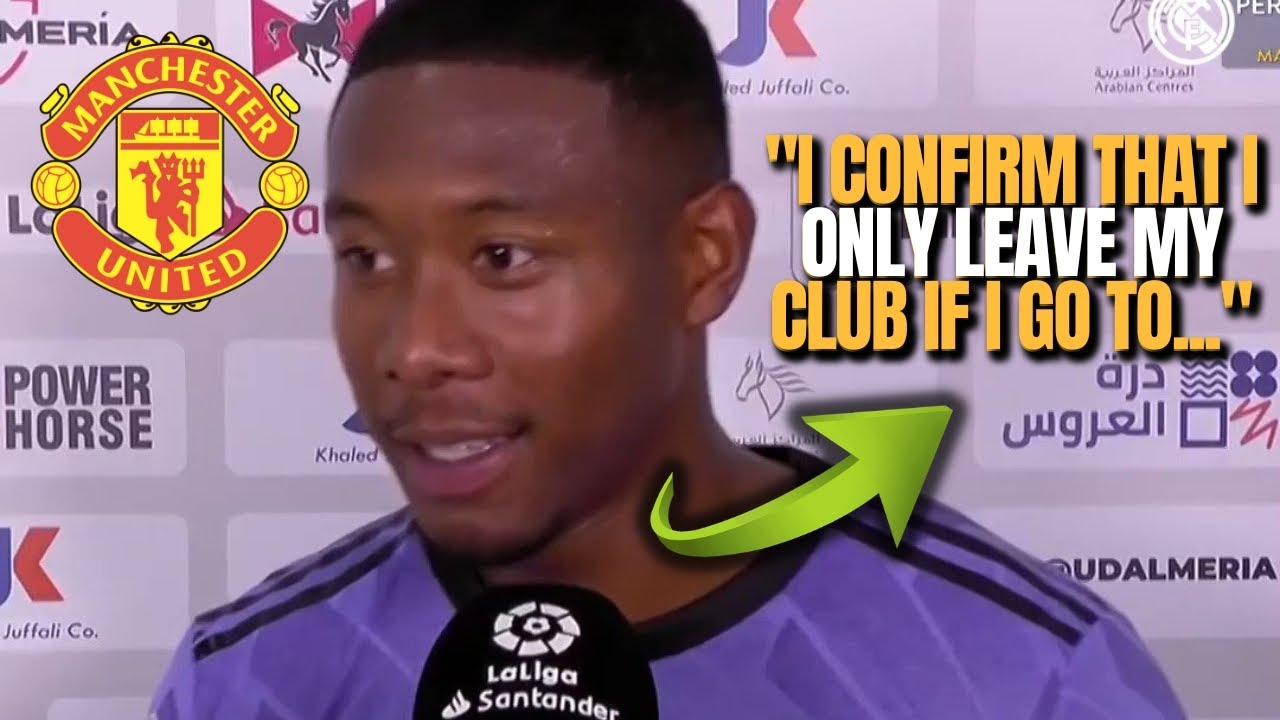 BOMB! SURPRISING REVEAL OF ALABA TRANSFER FUTURE! HE COMES TO UNITED!  MAN UNITED NEWS