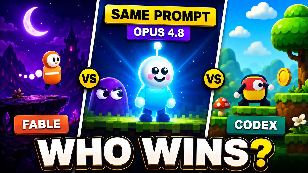 Claude Fable 5 против Opus 4.8 против GPT-5.5 Codex &mdash; кто создаст лучшую игру?