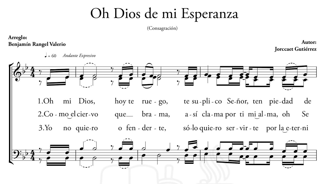 Oh Dios de mi Esperanza