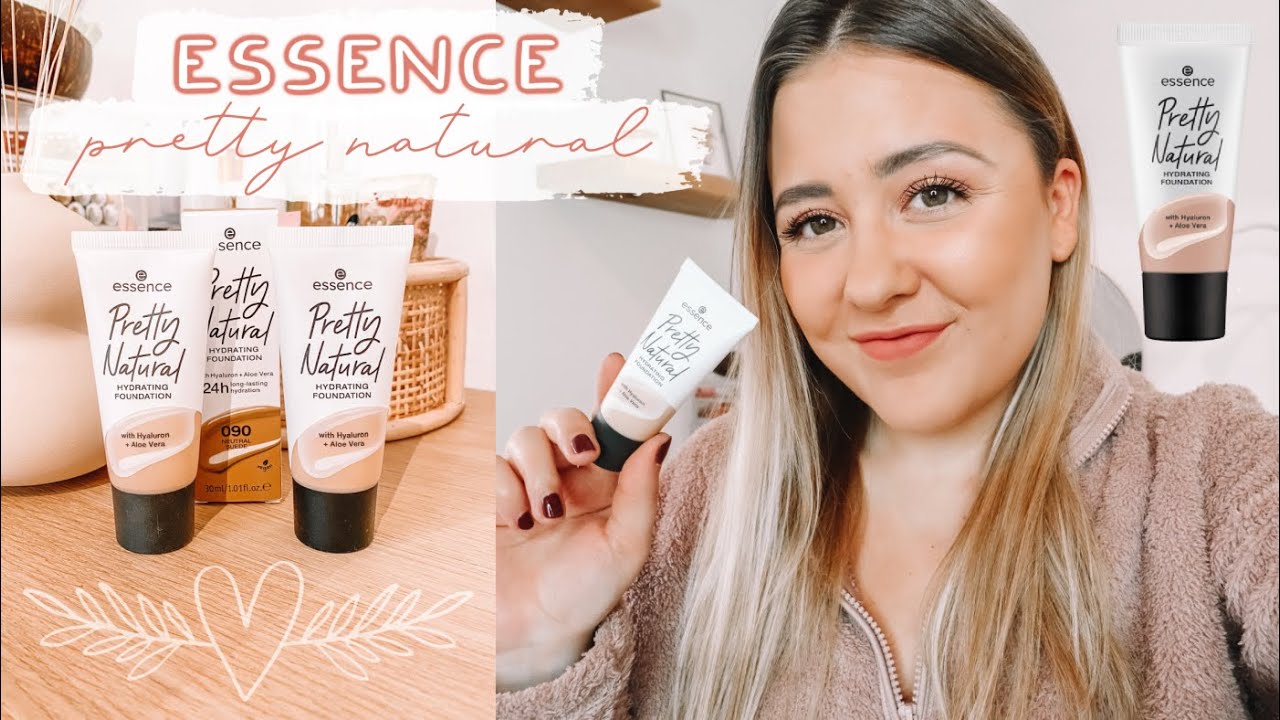 NEW ESSENCE PRETTY NATURAL FOUNDATION FIRST IMPRESSIONS REVIEW & WEAR TEST