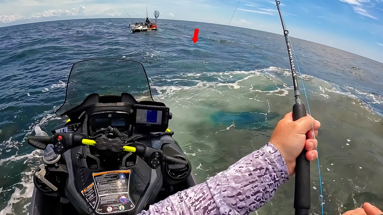 Multiple GIANT Fish Caught 28 MILES Out on a SEADOO