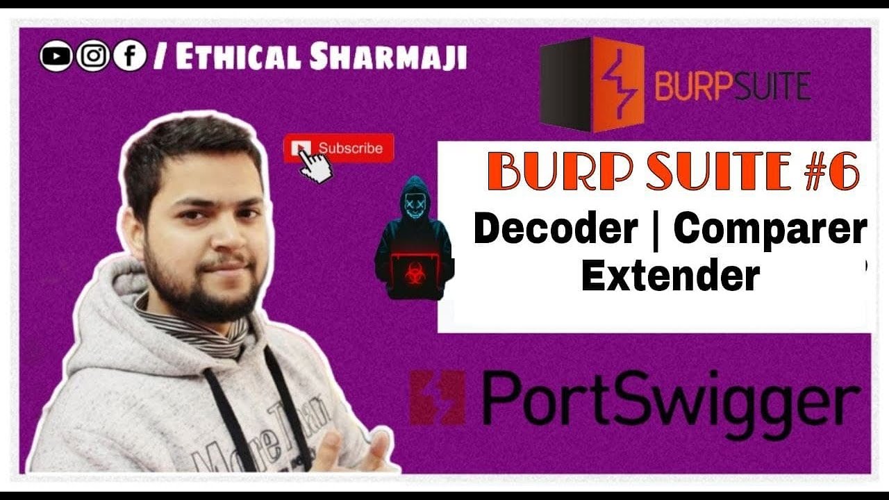 Burp Suite #6 Decoder, Comparer and Extender | Final Video