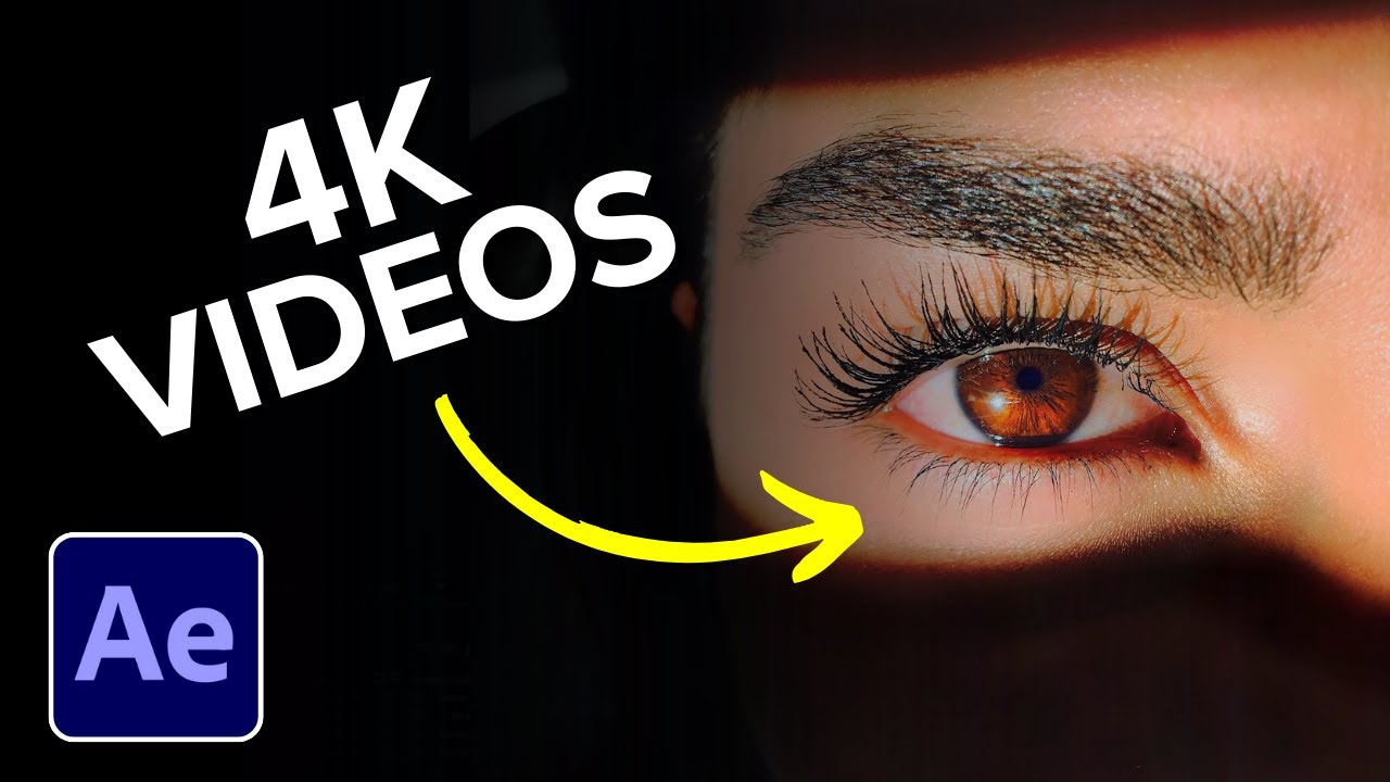 After Effects: Best Render Settings 4K