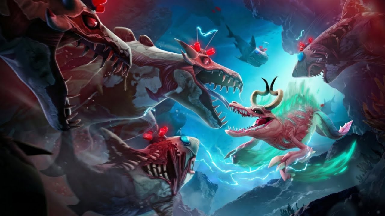 ASTAROTH VS ZOMBIE MEGALODON & ZOMBIE ZAMAHARIBU - Hungry Shark Evolution