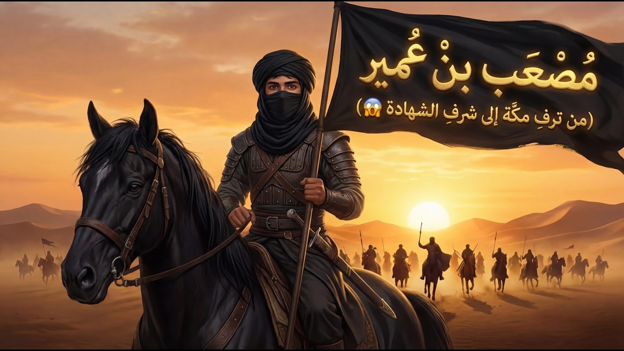 قصة مصعب بن عمير: من ترفِ مكّة إلى شرفِ الشهادة 😱 (تجربة سينمائية بالذكاء الاصطناعي)  - Ta'ammul