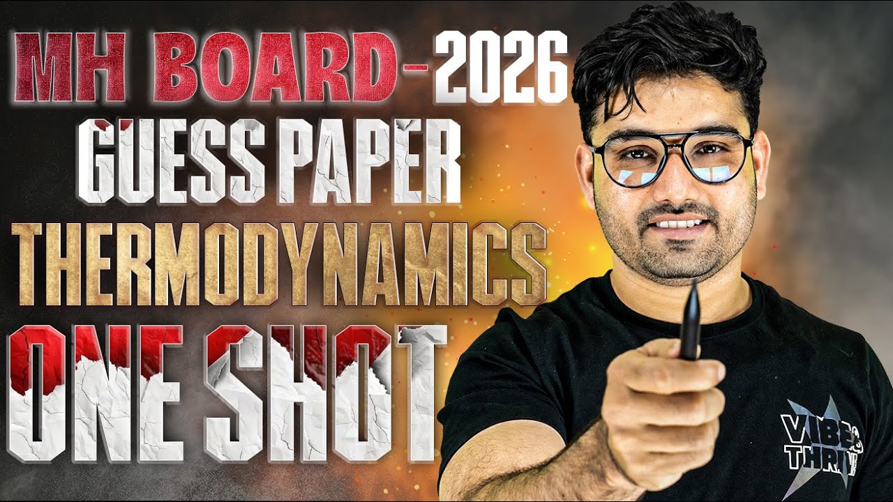 12th Physics Thermodynamics | Maharashtra Board  One Shot | Guess Paper