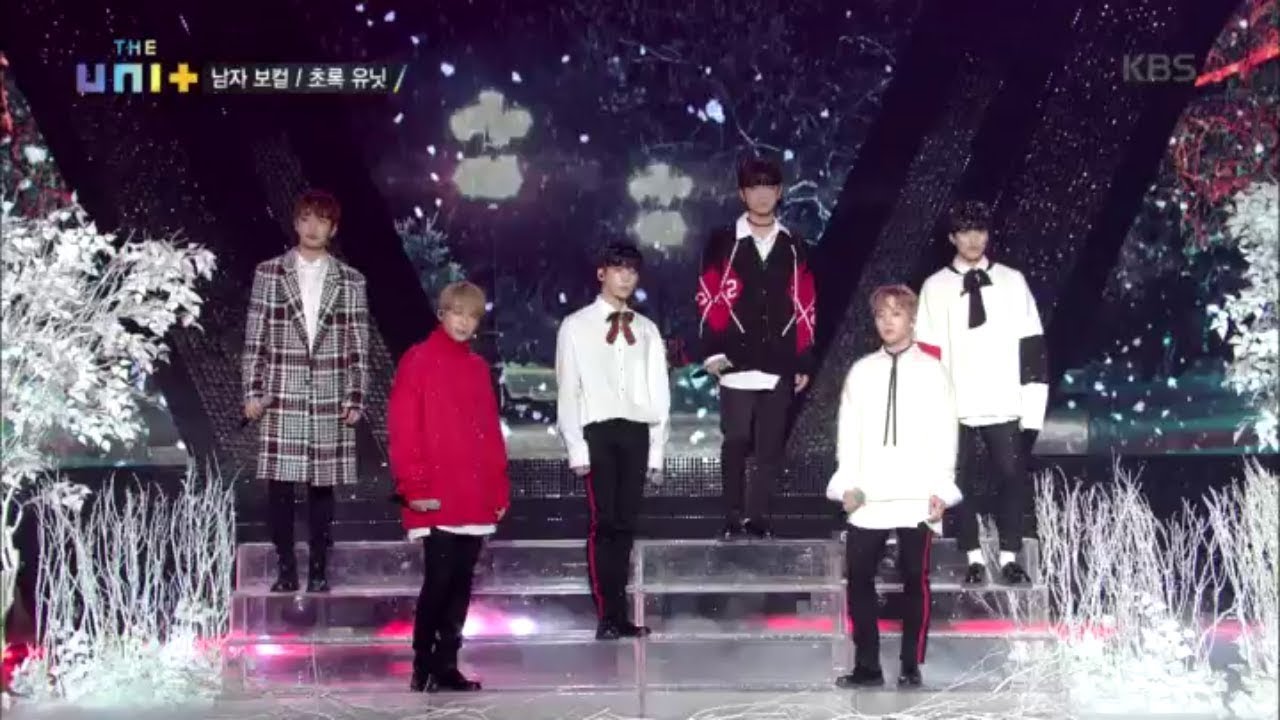 더 유닛 The Unit - 남자 보컬 초록 유닛이 들려주는 ‘12월의 기적‘ .20171216