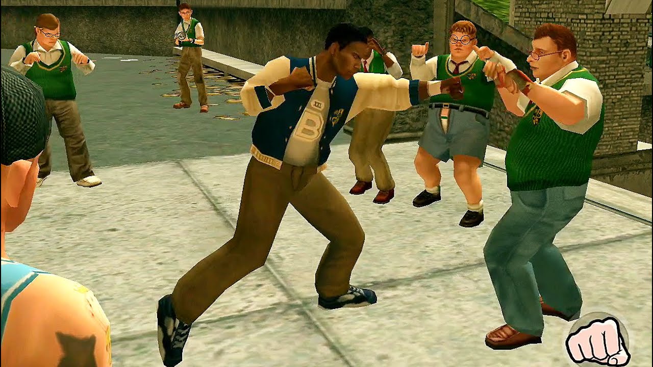 Damon West vs. 8 Nerds at once [BULLY AE]
