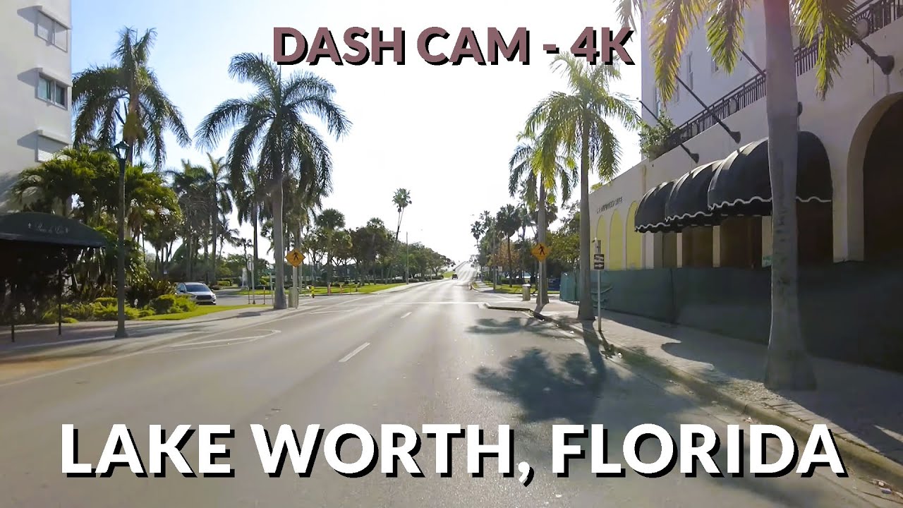 🚗 Lake Worth, Florida  ☀️4K Drive